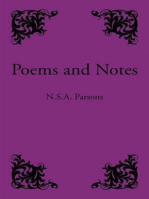 cover image of Poems and Notes